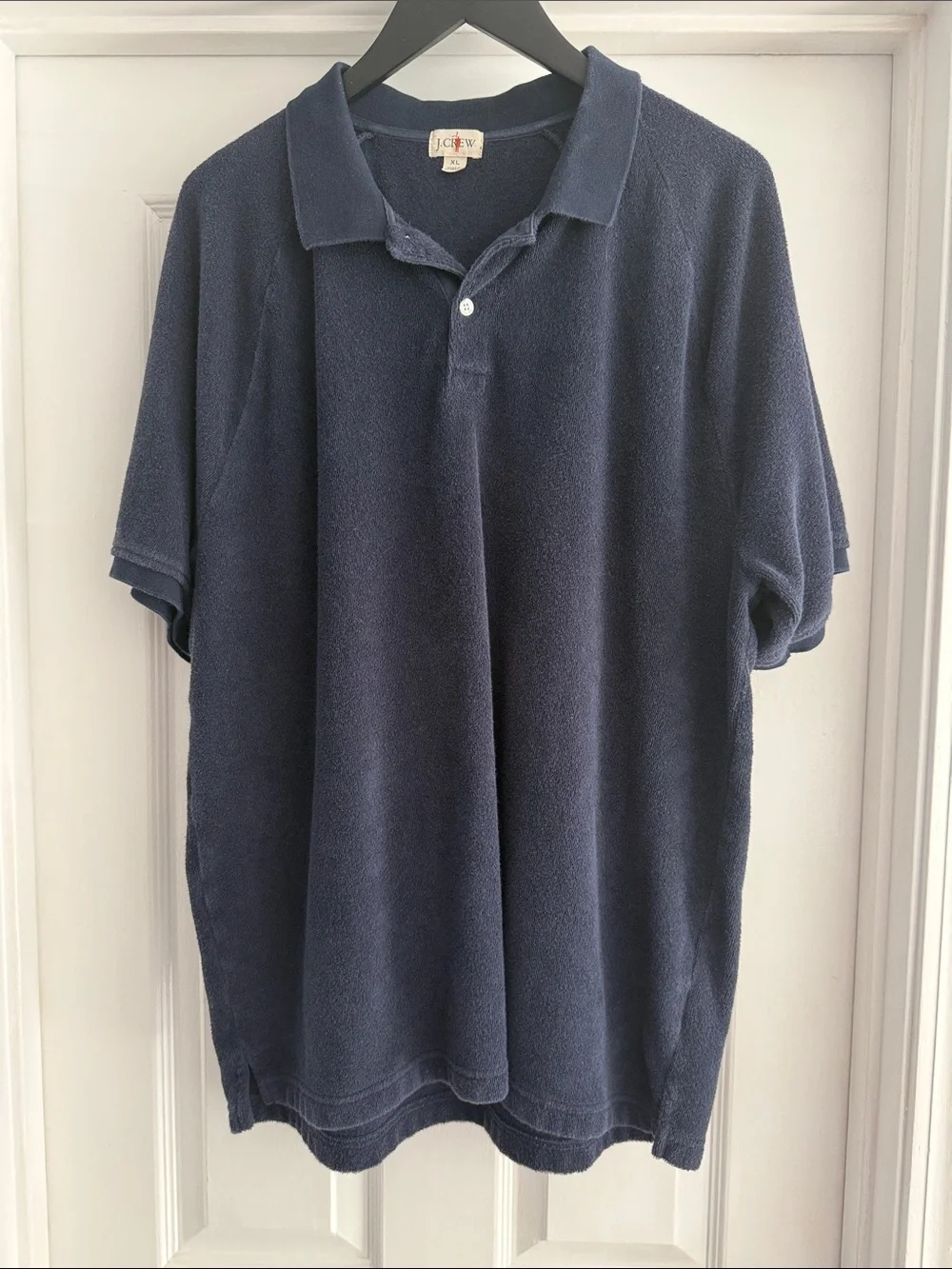 J. Crew Men’s Navy Terry Polo